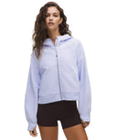Scuba Oversized Full-Zip Hoodie Serene Blue