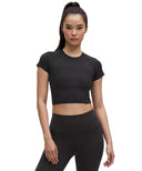 Swiftly Tech Cropped Short-Sleeve Shirt 2.0 Black