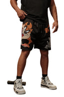 1098 - Looney Tunes Basketball Shorts Black