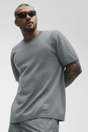 Cotton Cashmere Ever Soft Short Sleeve Crew Monument