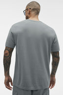 Cotton Cashmere Ever Soft Short Sleeve Crew Monument