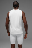 ALO Vapor Muscle Tank White