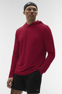 Conquer Reform Long Sleeve With Hood Garnet
