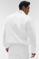 Light Weight Takeaway Track Pullover White