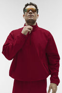 Light Weight Takeaway Track Pullover Garnet