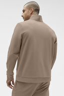 Conquer Max Mock Neck Full Zip Gravel