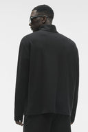 Double Take Long Sleeve 1/4 Zip Black