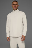 Double Take Long Sleeve 1/4 Zip Bone