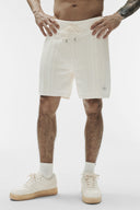 7" Coastline Knit Short Ivory