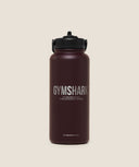 Metal Insulated Straw Bottle 1L Cherry Purple