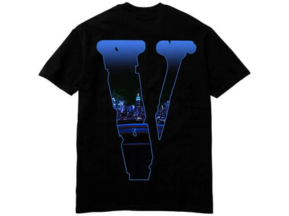 Pop Smoke x Vlone Armed And Dangerous T-shirt Black