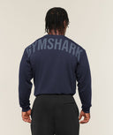 Power Long Sleeve T-Shirt oversized fit Heavy Blue/Shadow Blue