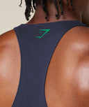 Power Stringer oversized fit Heavy Blue/Track Green