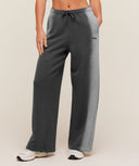 Pump Washed Straight Leg Joggers oversized fit Onyx Grey/Stratus Grey
