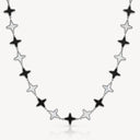 Monaco Clover Necklace - silver