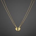 The Split-Heart Pendant - Gold RG1044