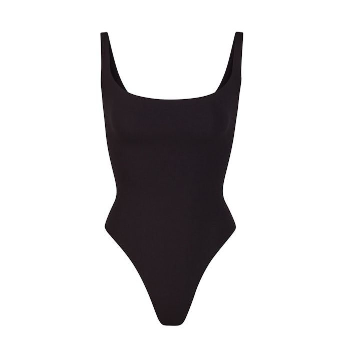 FITS EVERYBODY SQUARE NECK BODYSUIT ONYX