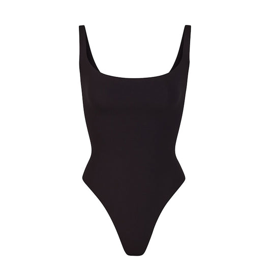 FITS EVERYBODY SQUARE NECK BODYSUIT ONYX