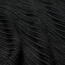 Sheer Knit LONG SLEEVE HENLEY Onyx