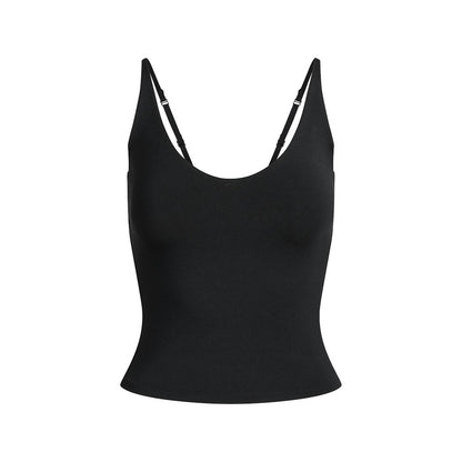Smooth Layers SCOOP NECK CAMI Obsidian