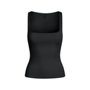 SKIMS SQUARE NECK TANK Obsidian