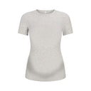 Cotton Jersey MATERNITY T-SHIRT Light heather grey
