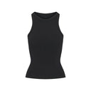 Cotton Jersey CREW NECK TANK Soot