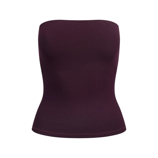 Cotton Jersey TUBE TOP Currant
