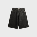 Marylebone Denim Short Black / White Weft