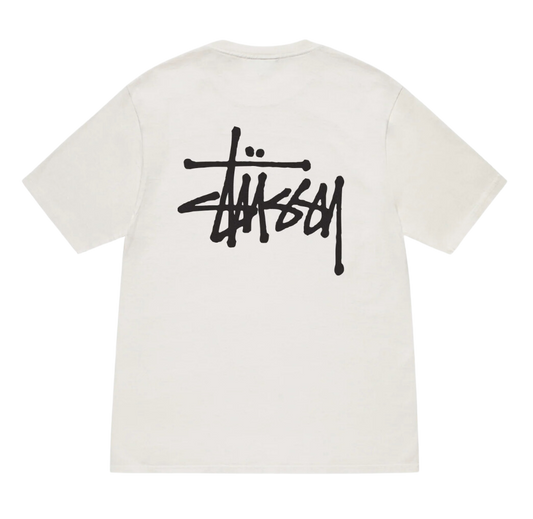BASIC STUSSY TEE WHITE