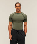 Shadow Seamless T Shirt Core Olive