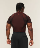 Shadow Seamless T Shirt Sets Red