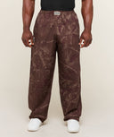 Straight Leg Pumper Pants oversized fit Soft Brown