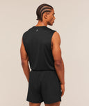 Train Cut Off Tank regular Black