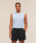Train Cut Off Tank regular Tranquil Blue