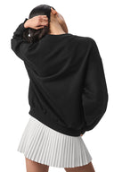 Accolade Crew Neck Pullover Black