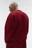 ALO Accolade Crew Neck Pullover Summer Romance Red