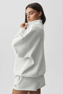 Accolade 1/4 Zip Pullover White Heather