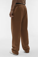 ALO Accolade Straight Leg Sweatpant Sun Kissed Brown