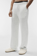 Wool Cashmere New Class Sweatpant White Heather