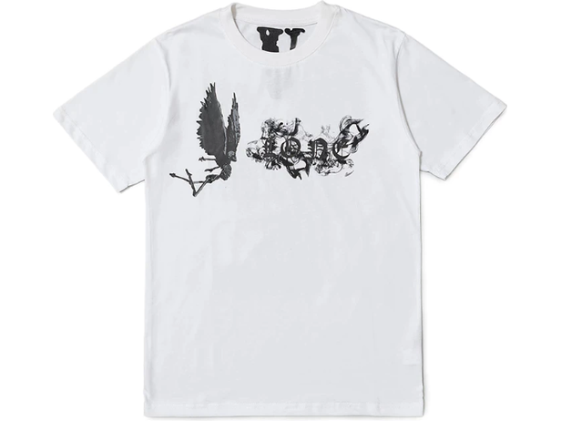 Vlone Pop Smoke Angel Tshirt White