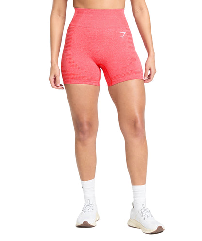 Vital Shorts Coral Red Marl