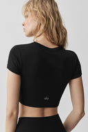 Cropped Timeless Tee Black