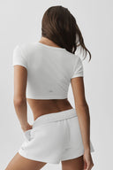 Cropped Timeless Tee White