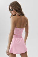 ALO Softsculpt Precision Halter Tank Pink Marshmallow