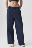 Pinstripe Daylight Boxer Pant (Regular) Navy/Ivory