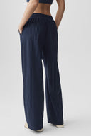 Pinstripe Daylight Boxer Pant (Regular) Navy/Ivory