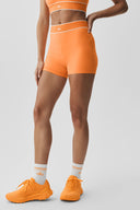 3" ALO Softsculpt High-Waist Amp It Up Short Satsuma Breeze