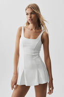 ALO Softsculpt Topspin Tennis Dress White