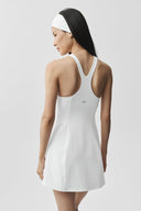 Airbrush Lock In Tennis Dress White
